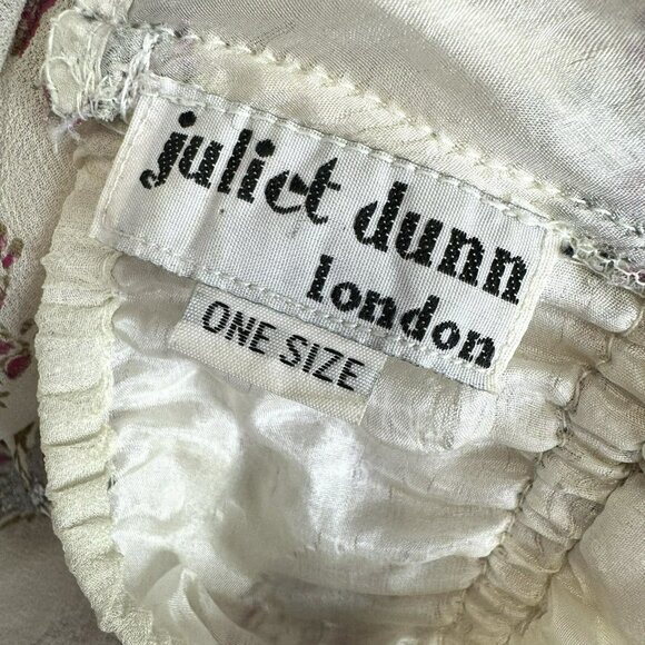 Juliet Dunn Dress Silk V Neck Mini Sequin Hand Embroidered Free Size Sleeveless - Picture 5 of 9